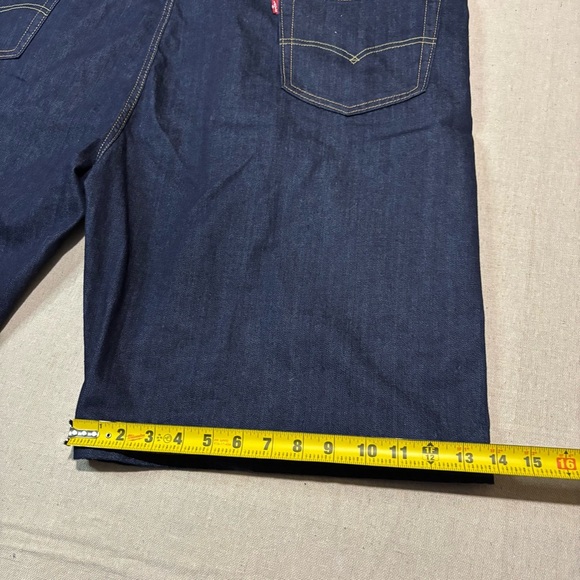 NWT Mens Levi's Sz 52 Big and Tall 569 Loose Straight Fit Dark Wash Denim Shorts - Picture 4 of 6